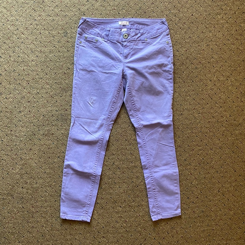 Candie's Lavender Ankle Jeans | size 9